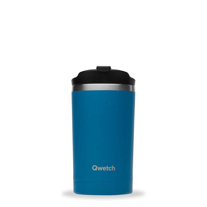 *NQP* Insulated Travel Cup 300ml - Matt Blue - Green Tulip