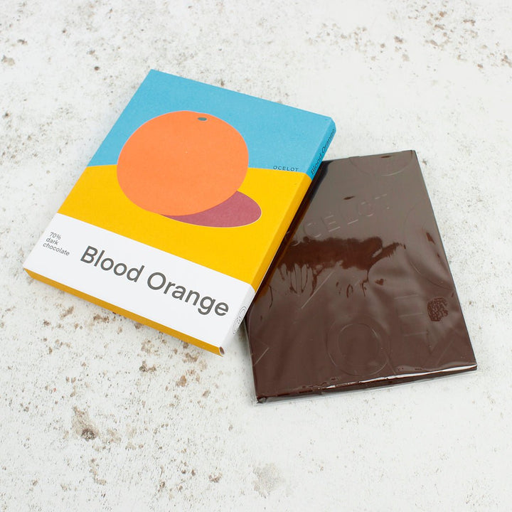 Organic 70% Dark Chocolate - Blood Orange - Green Tulip