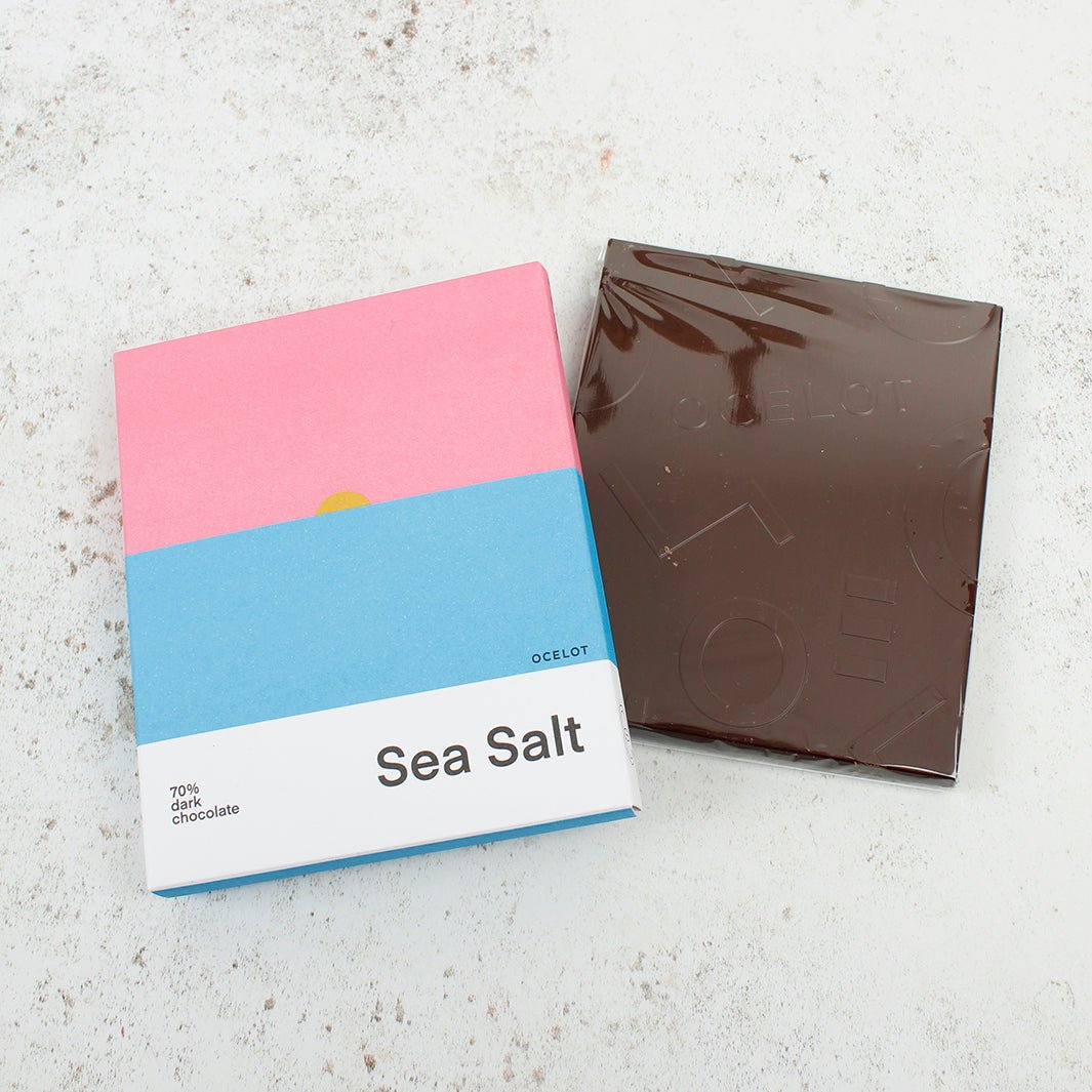 Organic 70% Dark Chocolate - Sea Salt - Green Tulip