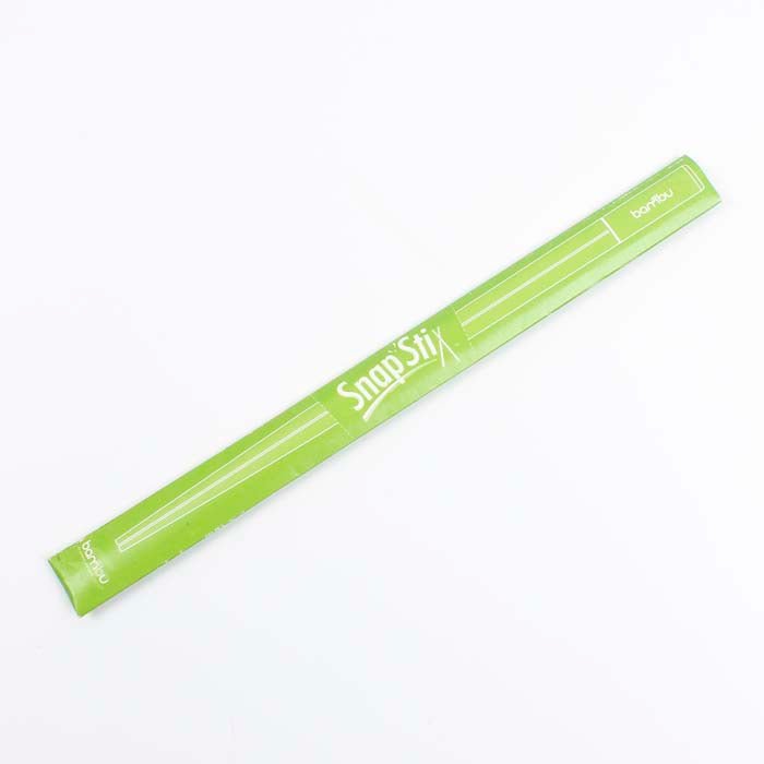 Organic Bamboo Snapstix - Green Tulip