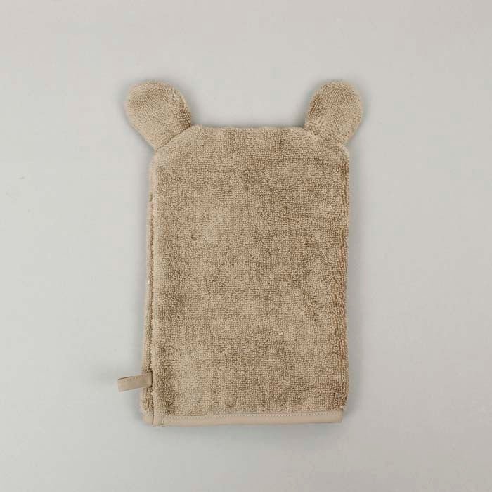 Organic Bath Mitt - Bear - Green Tulip