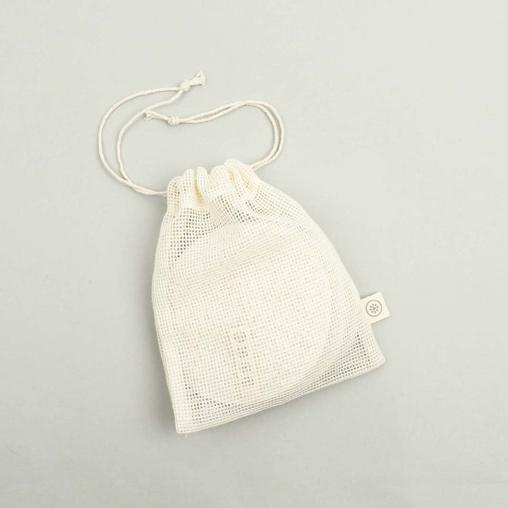 Organic Cotton Mini Mesh Bag - Green Tulip