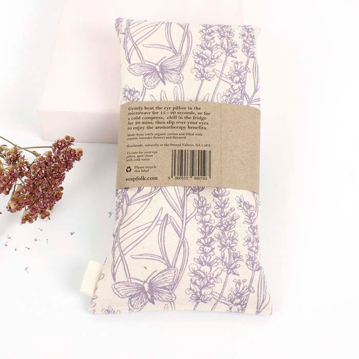 Organic Lavender Eye Pillow - Green Tulip