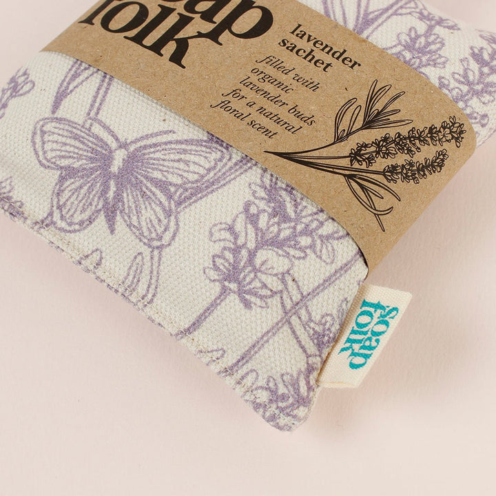 Organic Lavender Sachet - Green Tulip