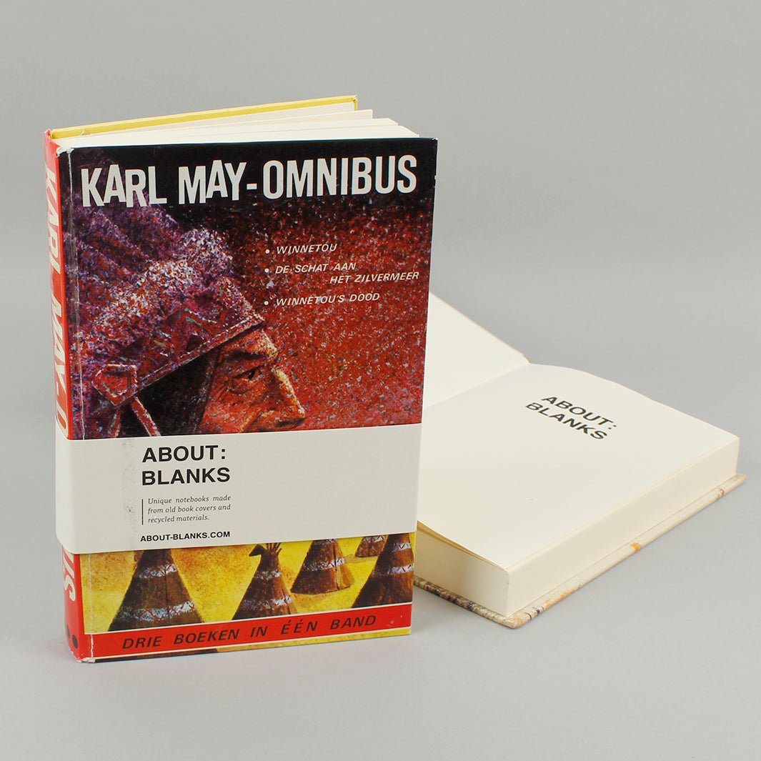 Original Book Sketch Notebook - Karl May - Ominibus - Green Tulip