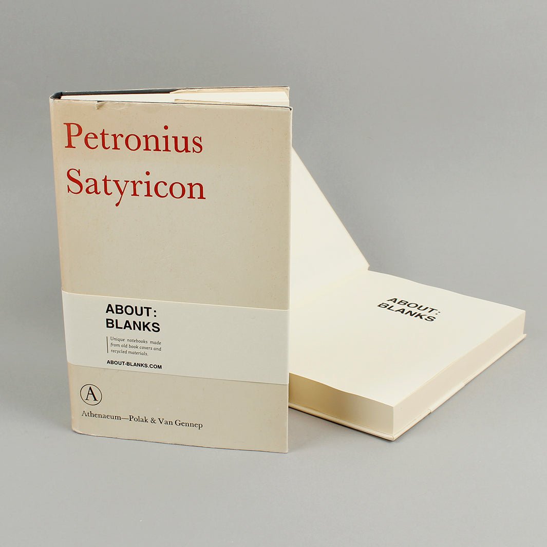 Original Book Sketch Notebook - Satyricon - Petronius - Green Tulip