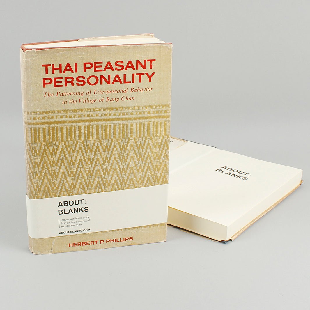 Original Book Sketch Notebook - Thai Peasant Personality - Phillips - Green Tulip