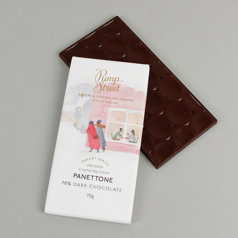 Panettone 70% Dark Chocolate Bar