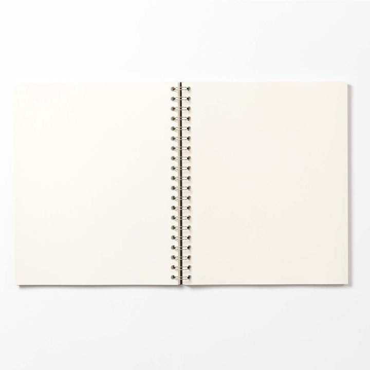 Plain Wirobound Notebook - Medio (A5) - Malva - Green Tulip