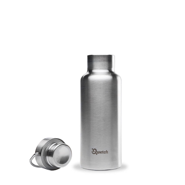 Plastic Free Non Insulated Stainless Steel Bottle - Green Tulip