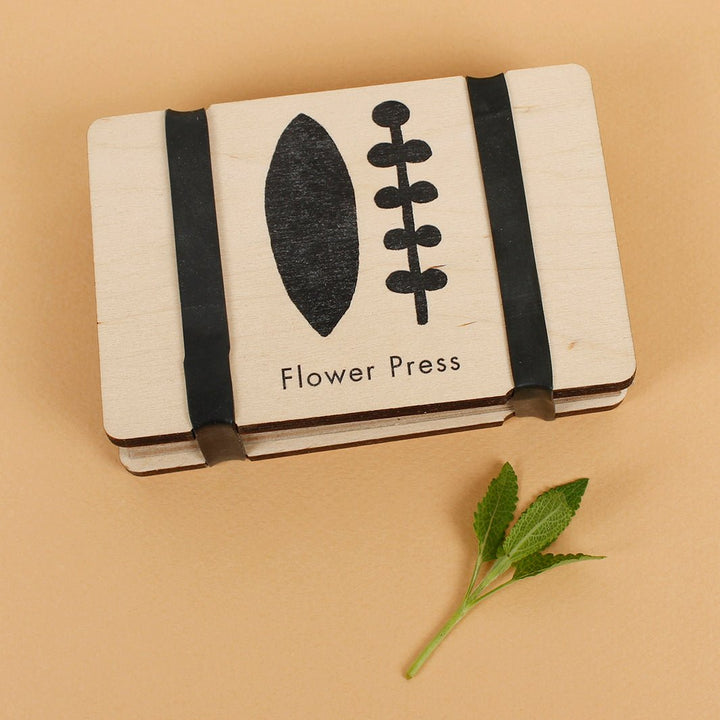 Pocket Flower Press - Abstract Designs - Green Tulip