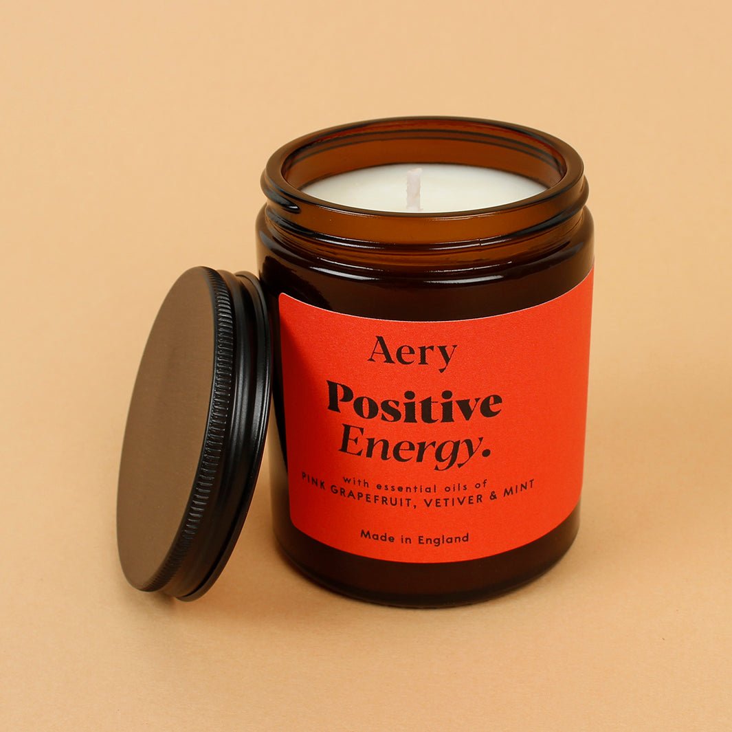 Positive Energy Aromatherapy Jar Candle - Medium - Green Tulip