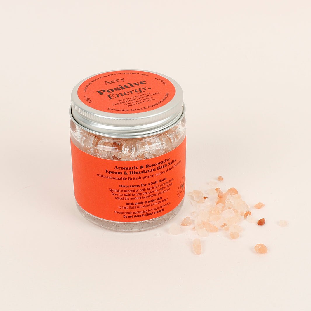 Positive Energy Aromatic Bath Salts - 120g - Green Tulip