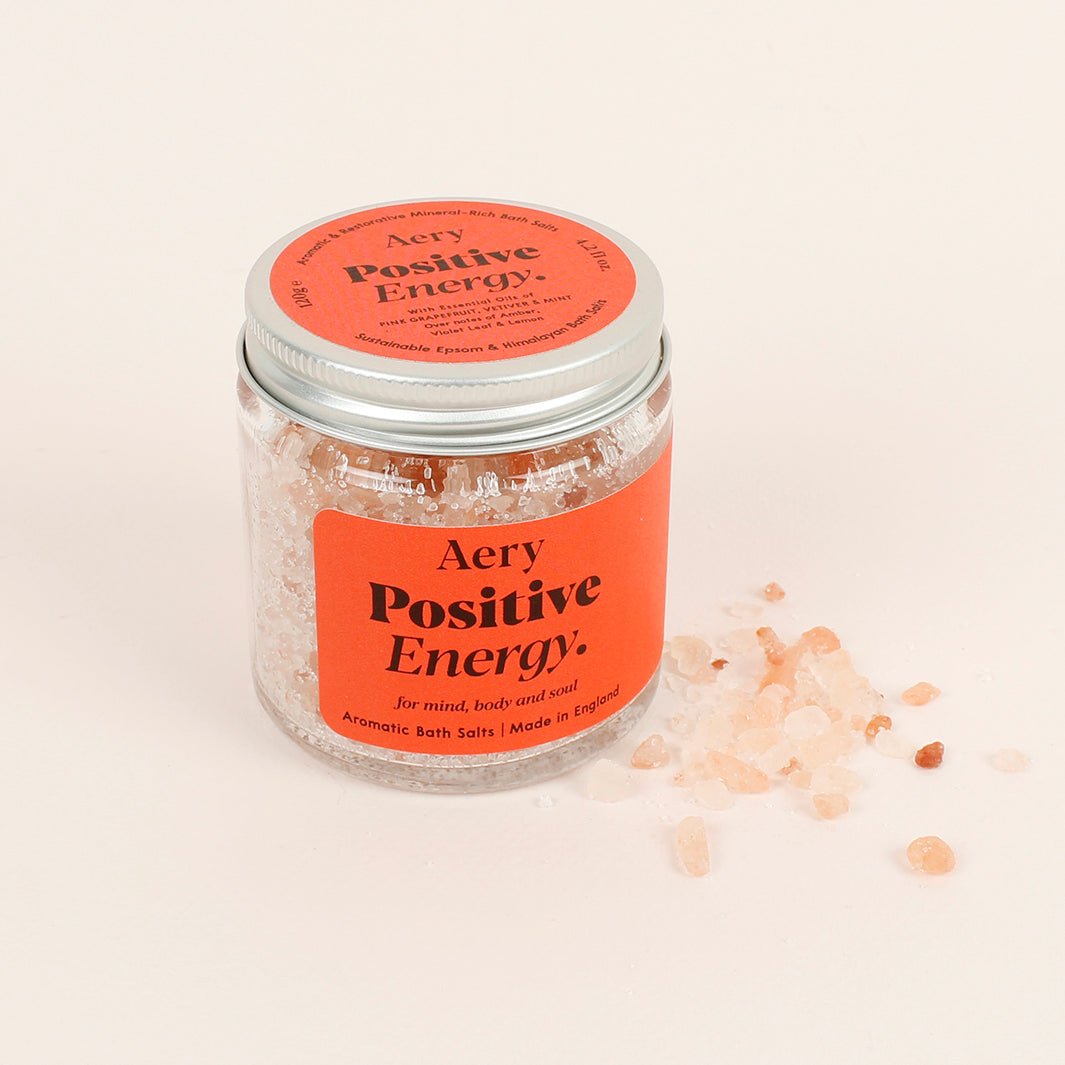 Positive Energy Aromatic Bath Salts - 120g - Green Tulip