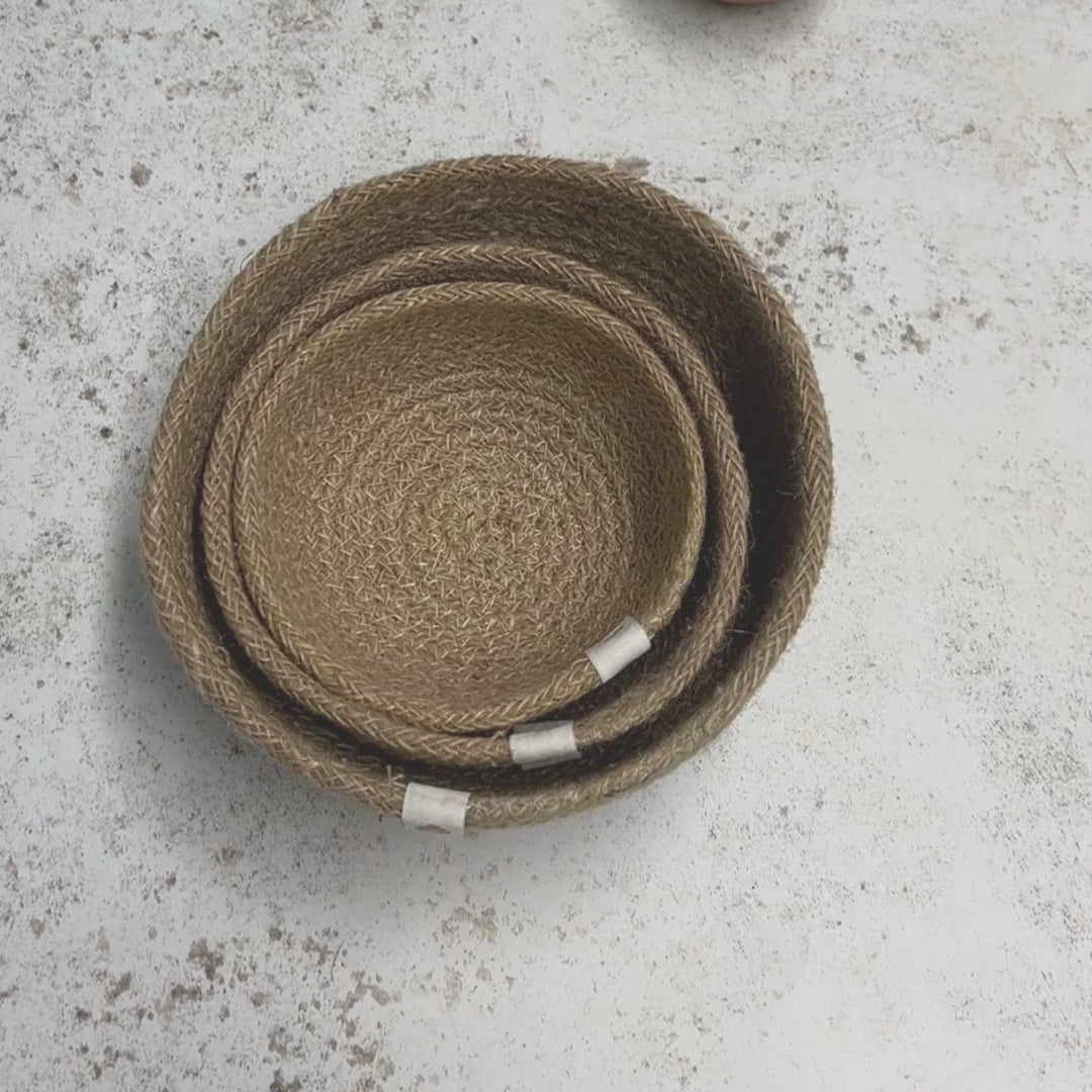 Jute Mini Bowl - Medium