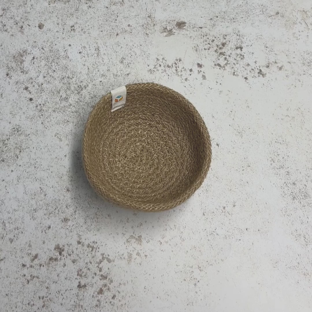 Jute Mini Bowl - Small