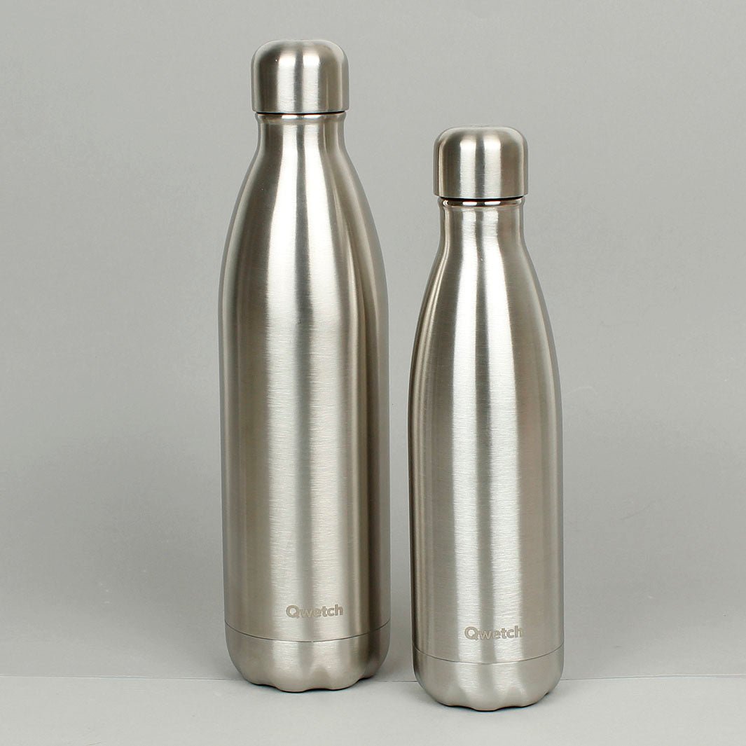 'PURE' Plastic Free Insulated Bottle - Green Tulip