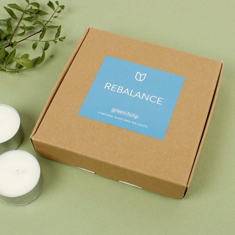 Rebalance Scented Aluminium Tealights - Box of 9