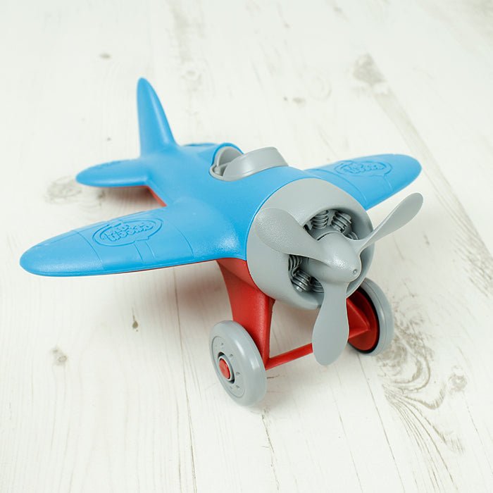 Recycled Plastic Aeroplane - Blue - Green Tulip