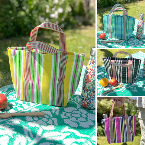 Recycled Woven Lunch Bag