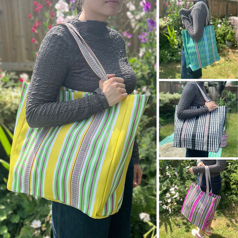 Recycled Woven Tote Bag