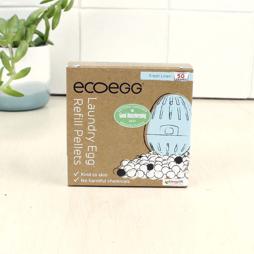 Refill - EcoEgg Laundry Egg Pellets - Fresh Linen - Green Tulip