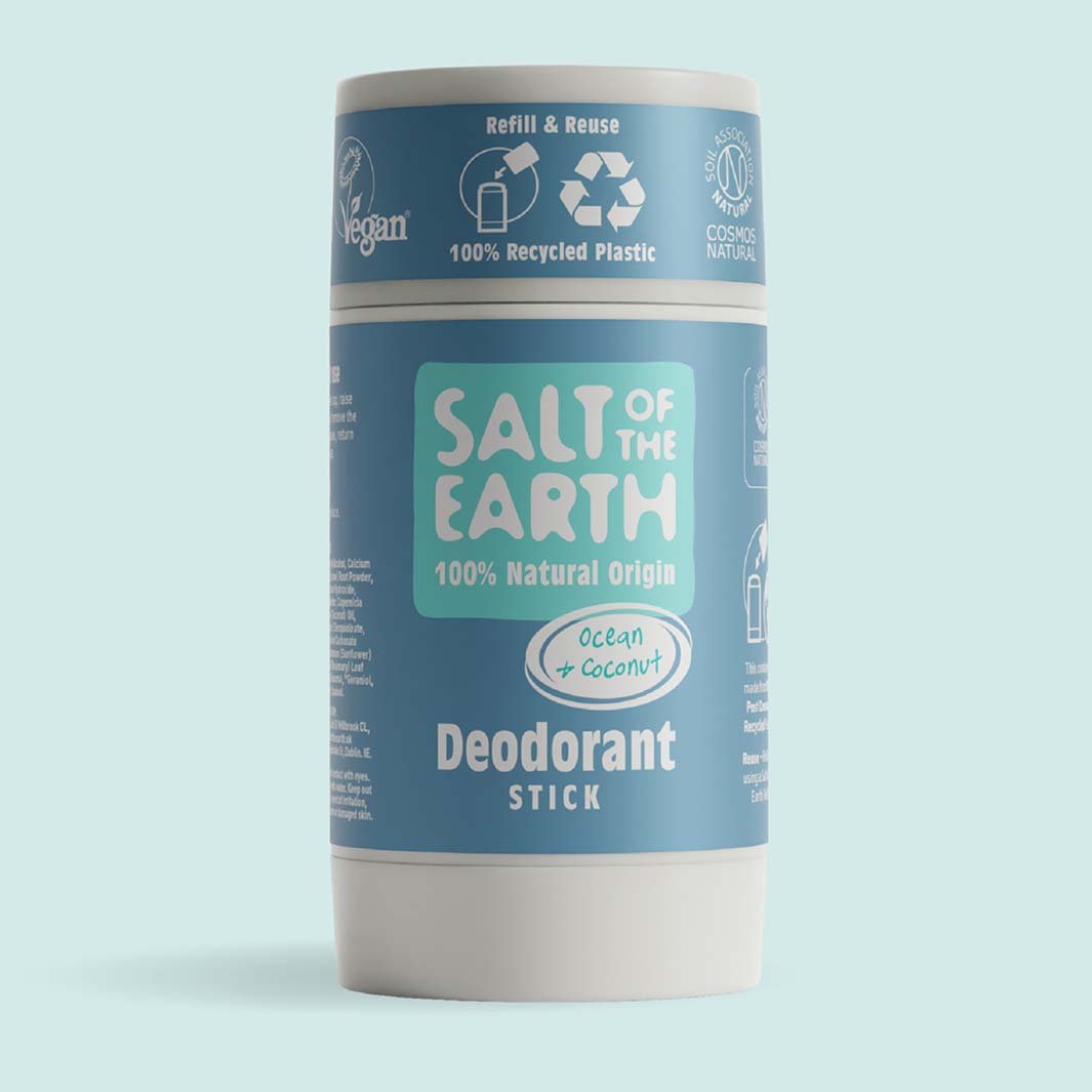 Refillable Natural Deodorant Stick - 84g - Green Tulip