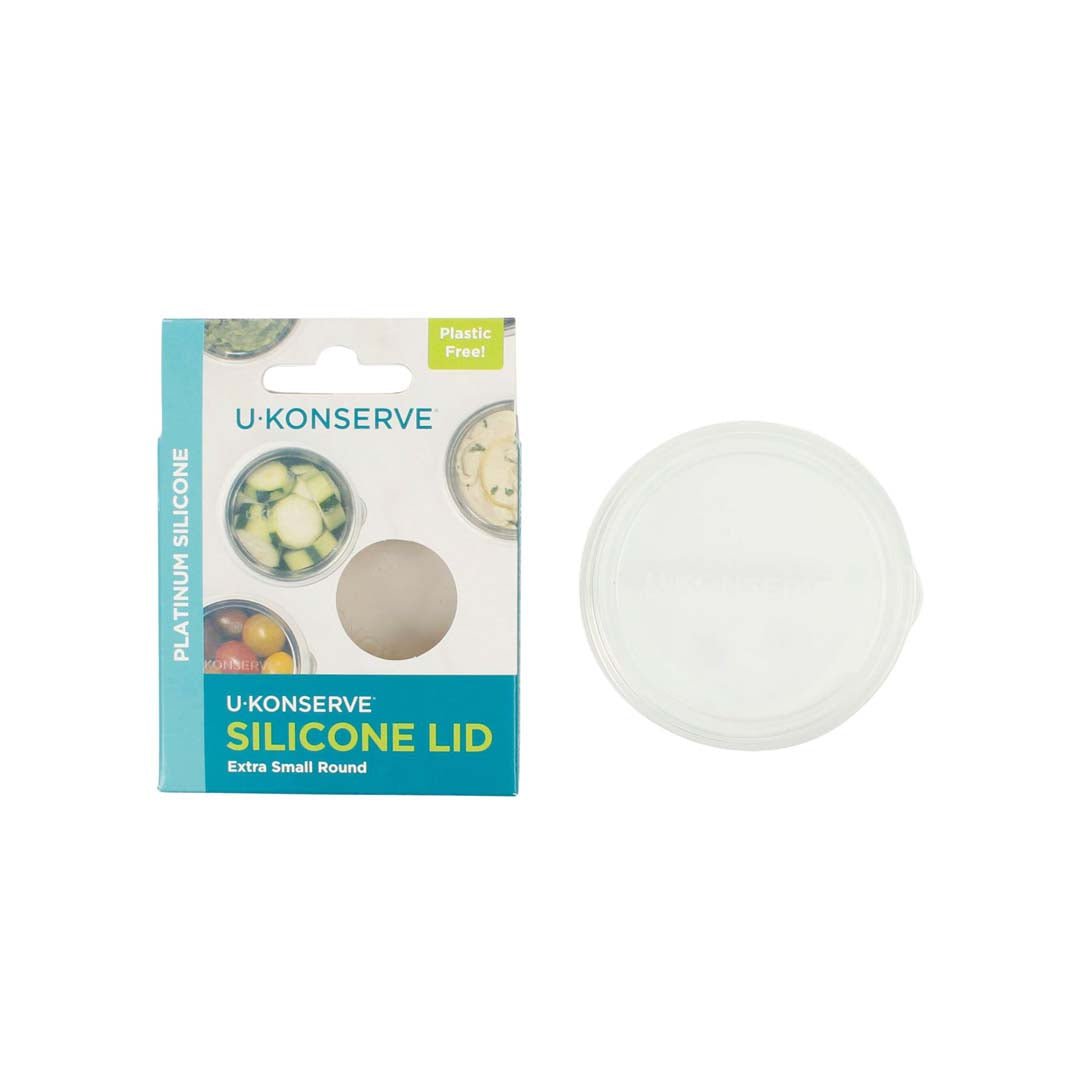 Replacement Silicone Lid For Mini Round Container - Clear - Green Tulip
