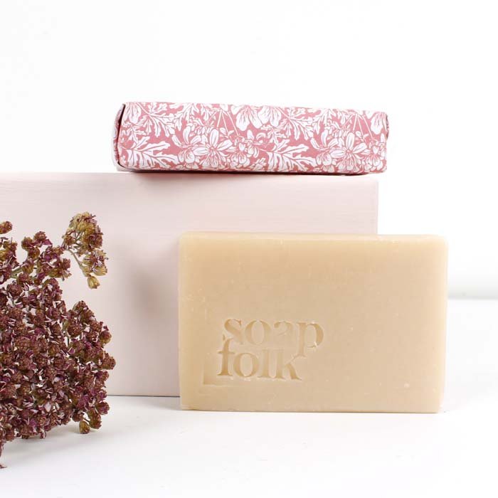 Rose Geranium Natural Soap Bar - Green Tulip