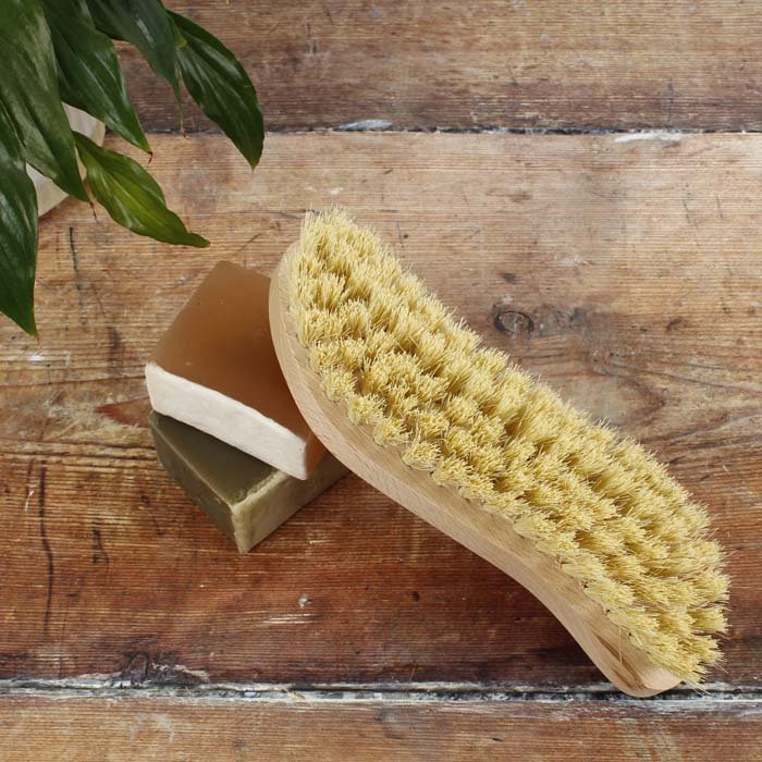 Scrubbing Brush - Plant Based Bristles - Green Tulip