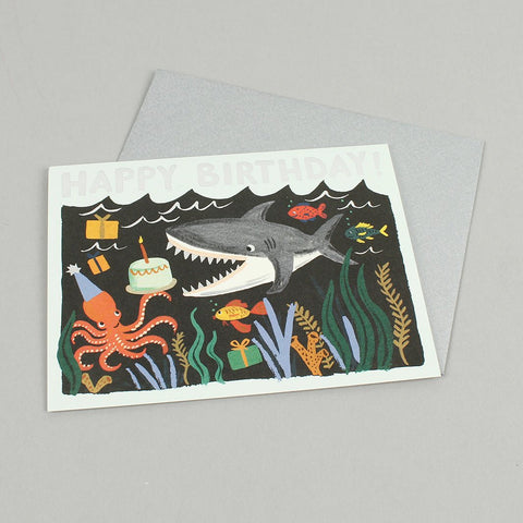 Shark Birthday Card