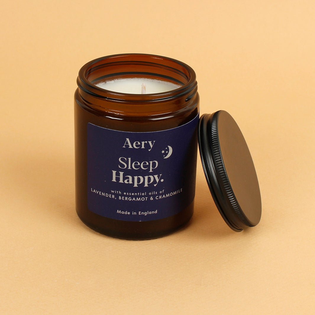 Sleep Happy Aromatherapy Jar Candle - Medium - Green Tulip