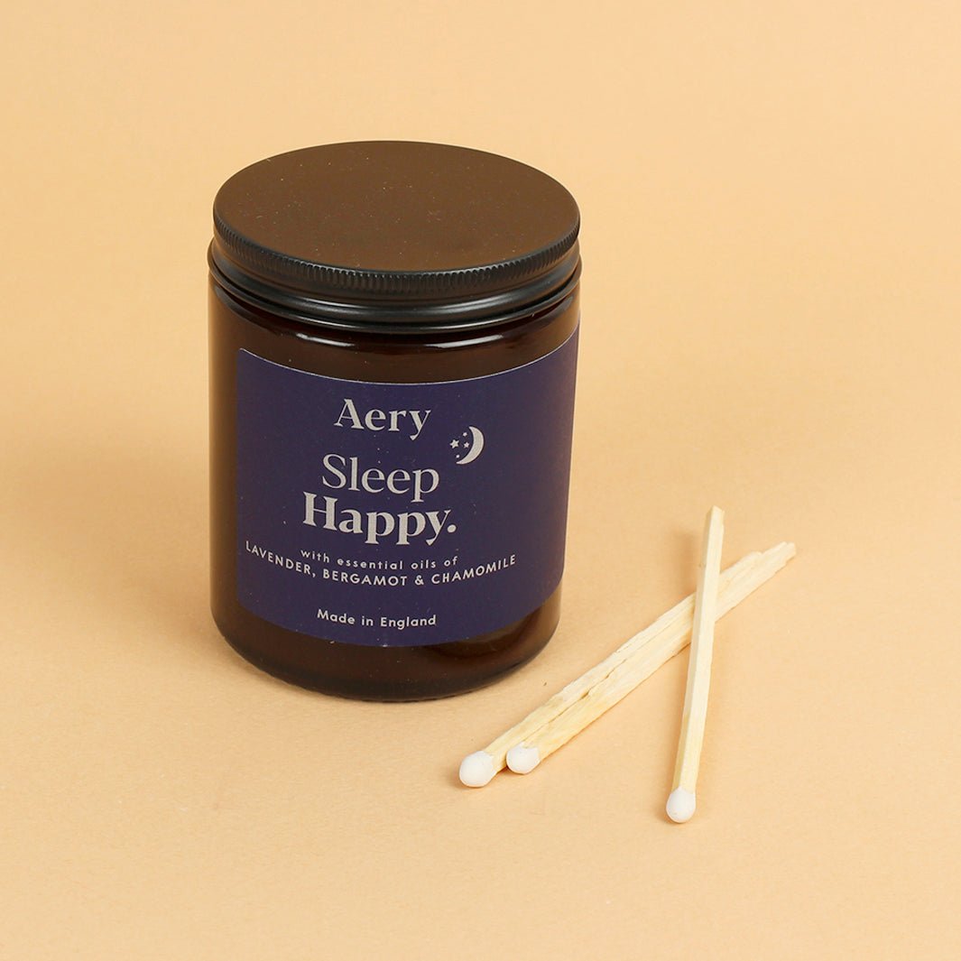 Sleep Happy Aromatherapy Jar Candle - Medium - Green Tulip