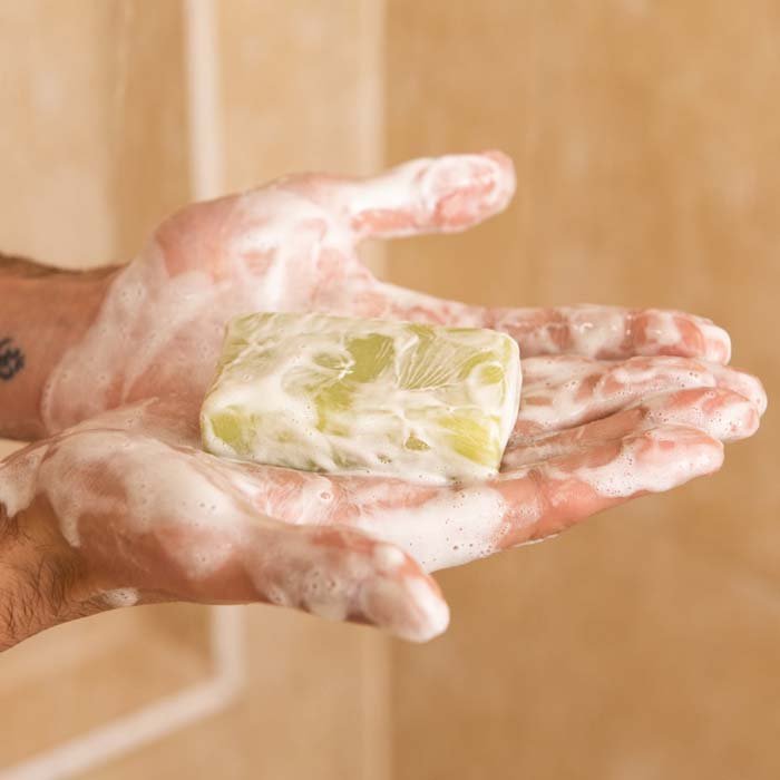 Solid Shower Gel - Lime & Sandalwood - Green Tulip