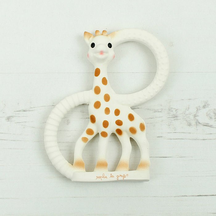 Sophie La Girafe - So Pure Double Teething Ring (Soft) - Green Tulip