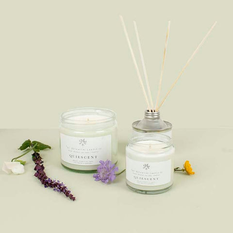 Glass Jar Soy Wax Candle - Quiescent