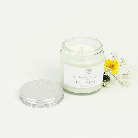 Glass Jar Soy Wax Candle - Quiescent