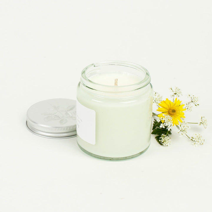 Soy Wax Glass Jar Candle - Quiescent - Green Tulip