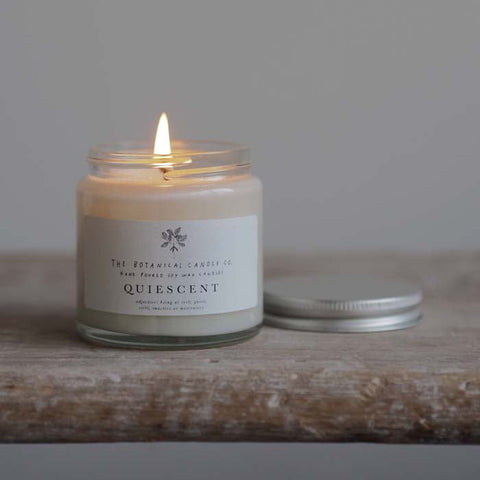 Glass Jar Soy Wax Candle - Quiescent