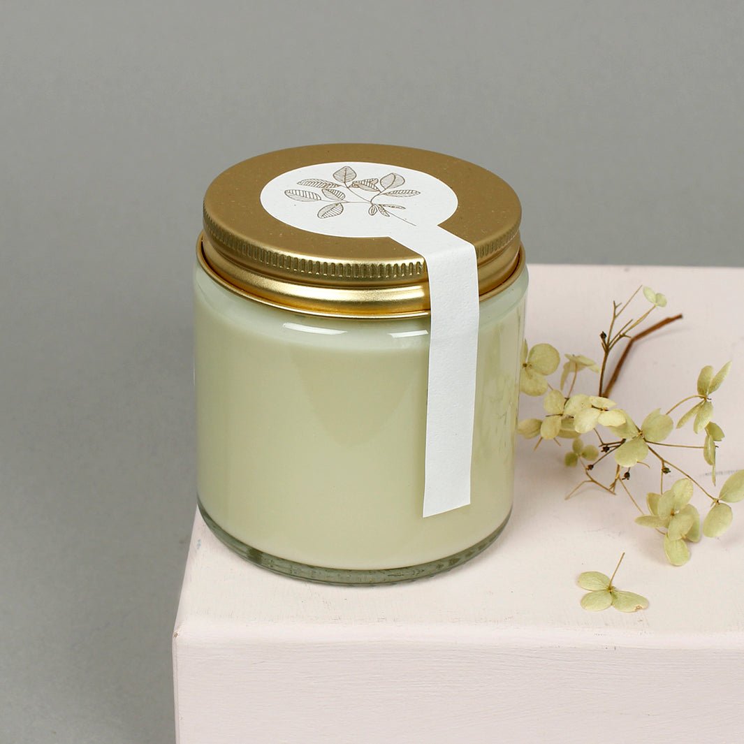 Soy Wax Glass Jar Candle - Redamancy - Green Tulip