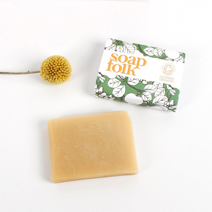 Spiced Apple Natural Soap Bar - Green Tulip