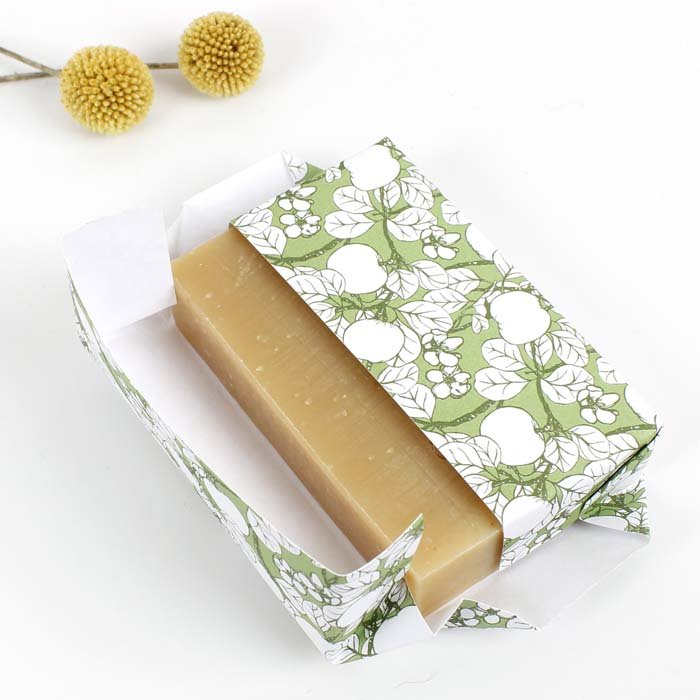 Spiced Apple Natural Soap Bar - Green Tulip