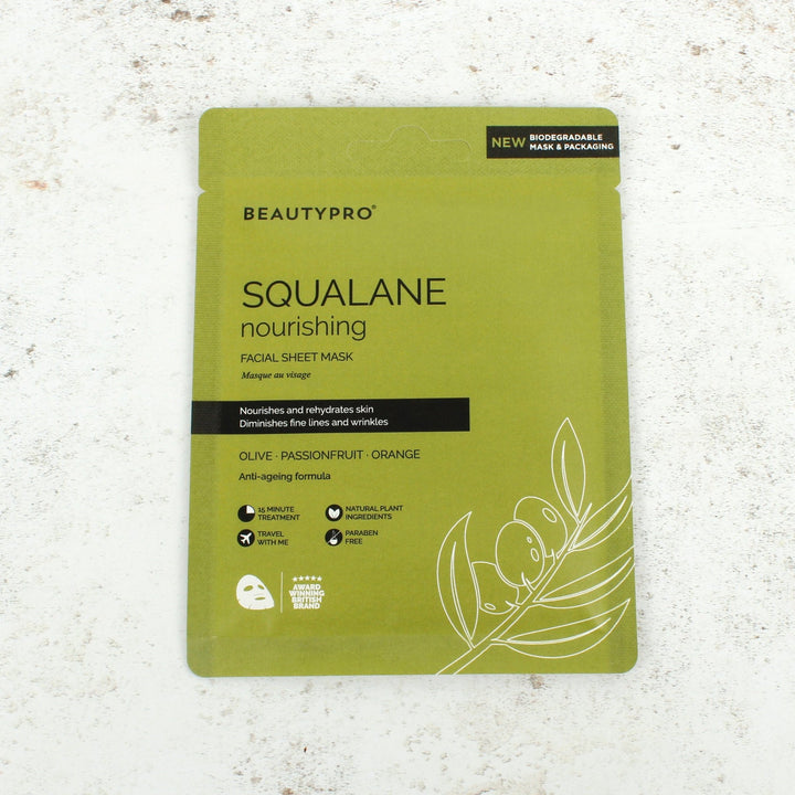 Squalane Nourishing Facial Sheet Mask - Green Tulip