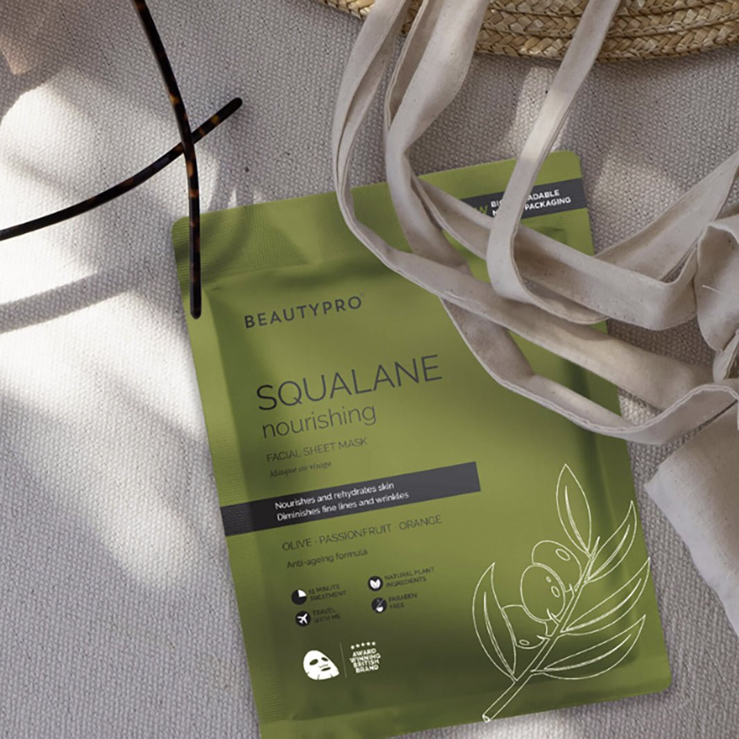 Squalane Nourishing Facial Sheet Mask - Green Tulip