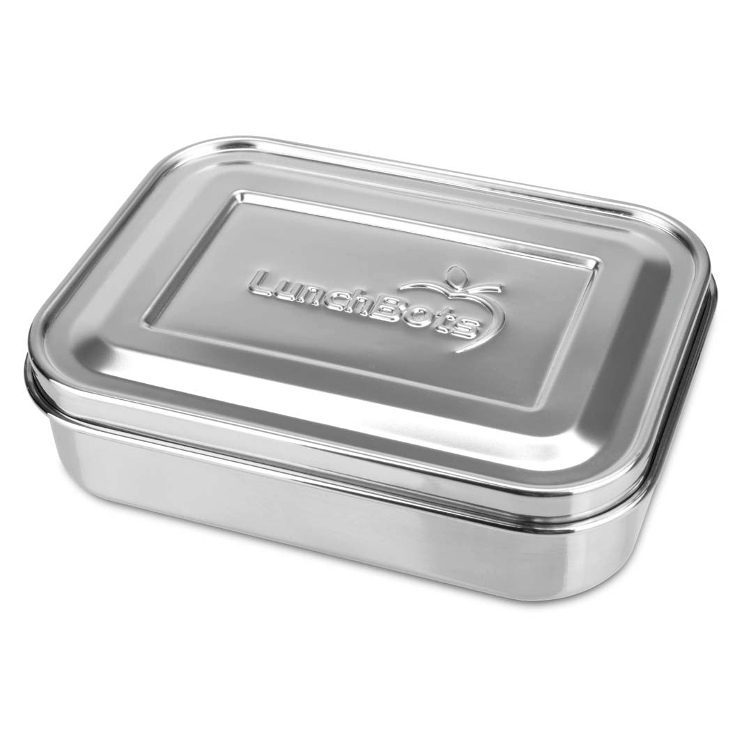 Stainless Steel Small Snack Packer - Green Tulip