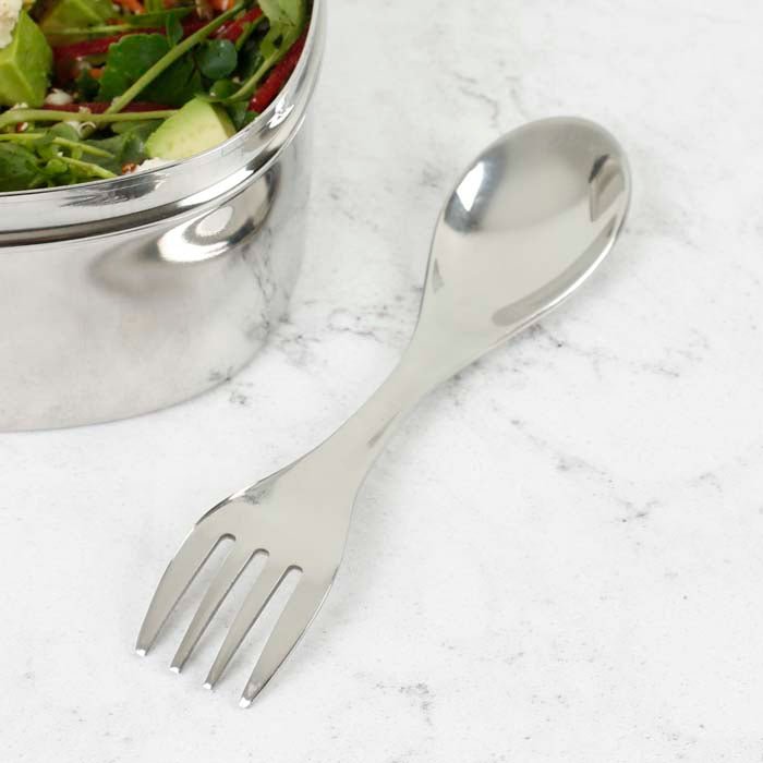 Stainless Steel Spork - Green Tulip