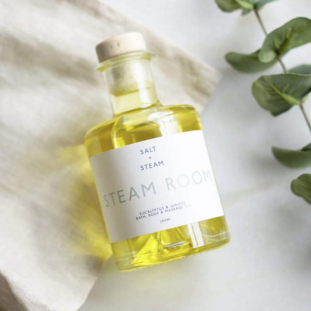 Steam Room Bath & Body Oil - Green Tulip