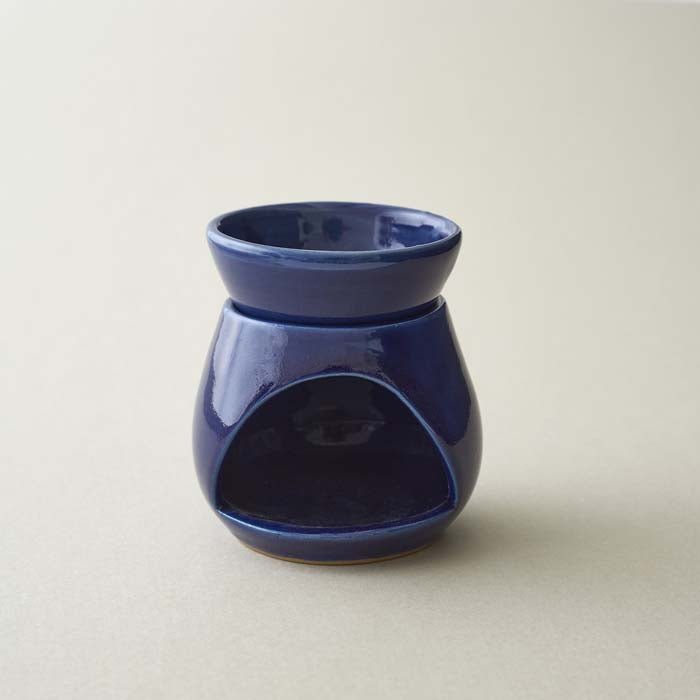 Sunu Stoneware Wax Melt/Oil Burner - Green Tulip