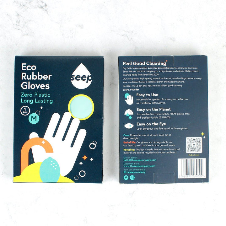 Sustainably Sourced Rubber Gloves - Turquoise - Green Tulip