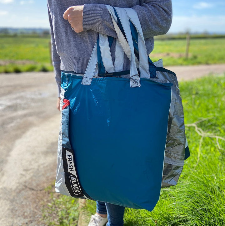 Tent Tote Bag - Green Tulip